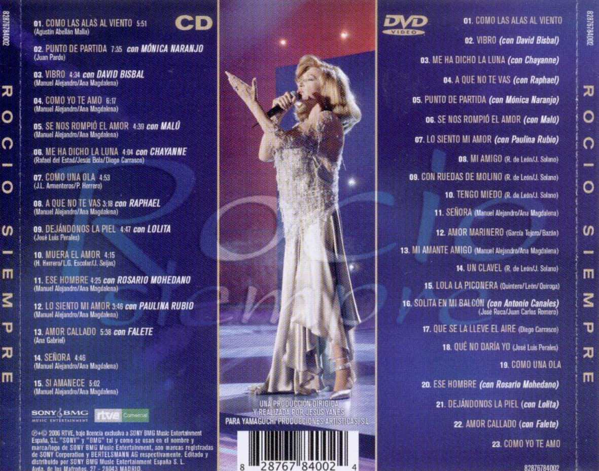 Rocio Jurado - Rocio Siempre  (Cd+dvd)