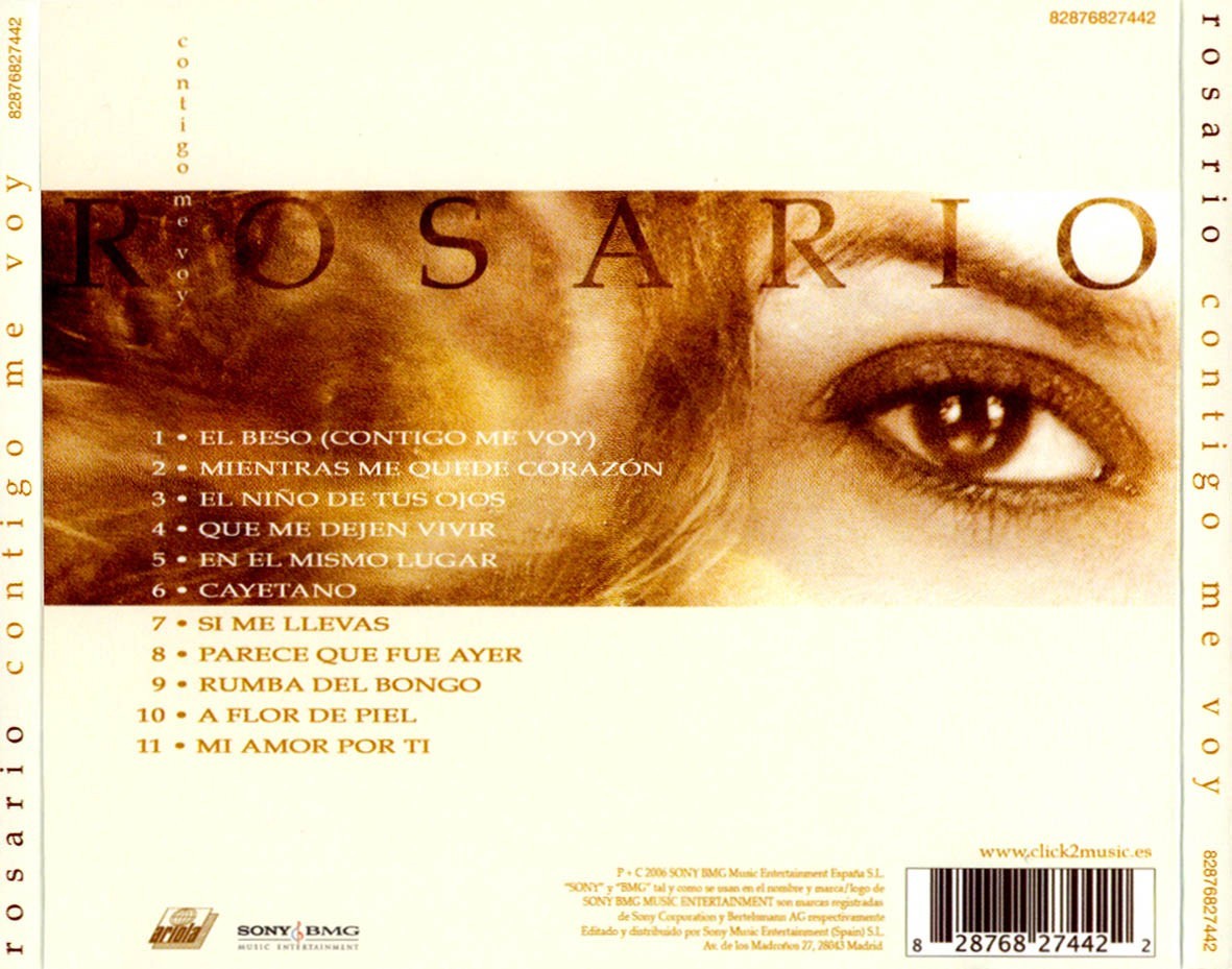 Rosario - Contigo me Voy  (Cd)