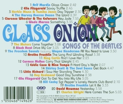 GLASS ONION THE SONGS OF THE BEATLES - VARIOS  (Cd)