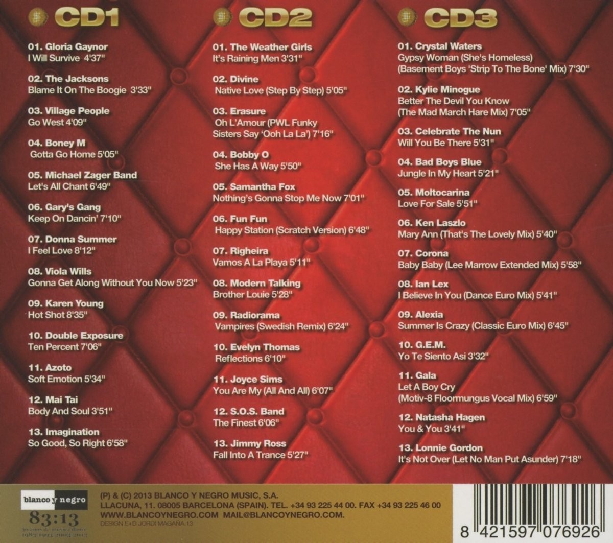 REINAS DE LA NOCHE VOL. 2 - VARIOS  (3Cd)