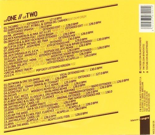 BLANCO Y NEGRO DJ SERIES Q2 2012 - VARIOS  (2Cd)