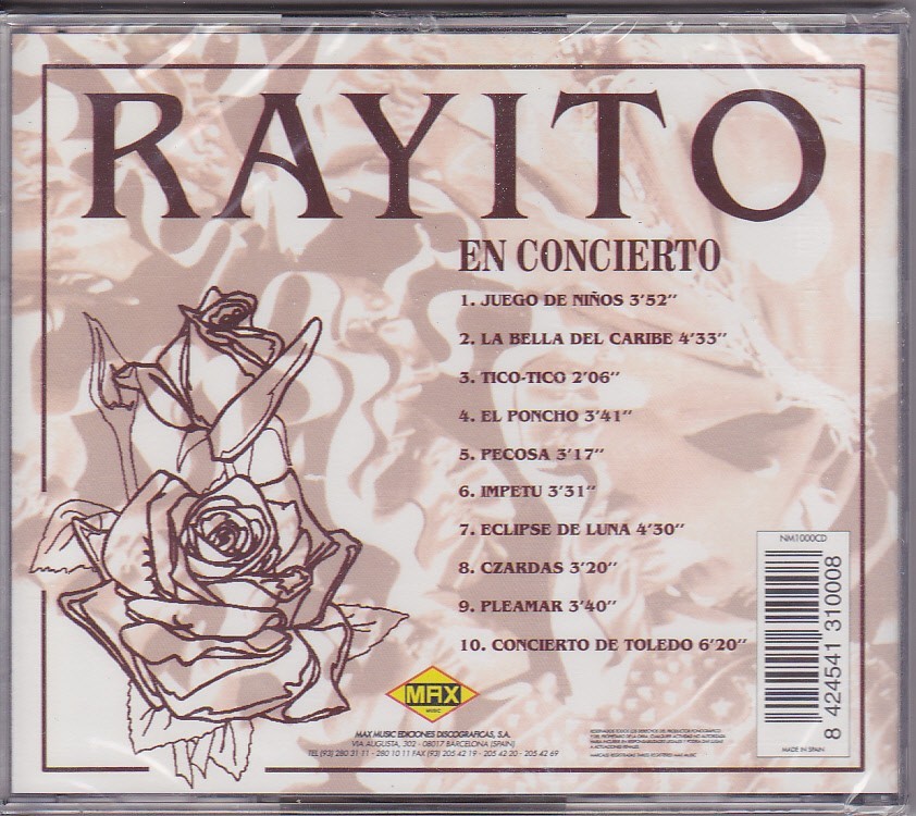 RAYITO - EN CONCIERTO  (Cd)