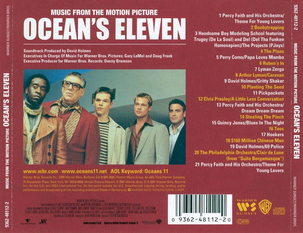 OCEAN´S ELEVEN - B.S.O.  (Cd)