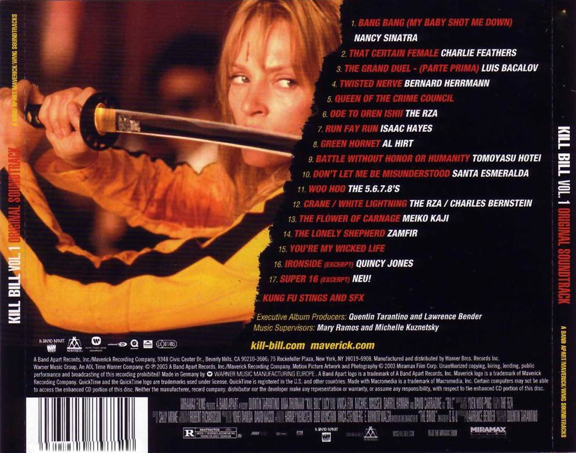 KILL BILL Vol.1 - B.S.O.  (Cd)