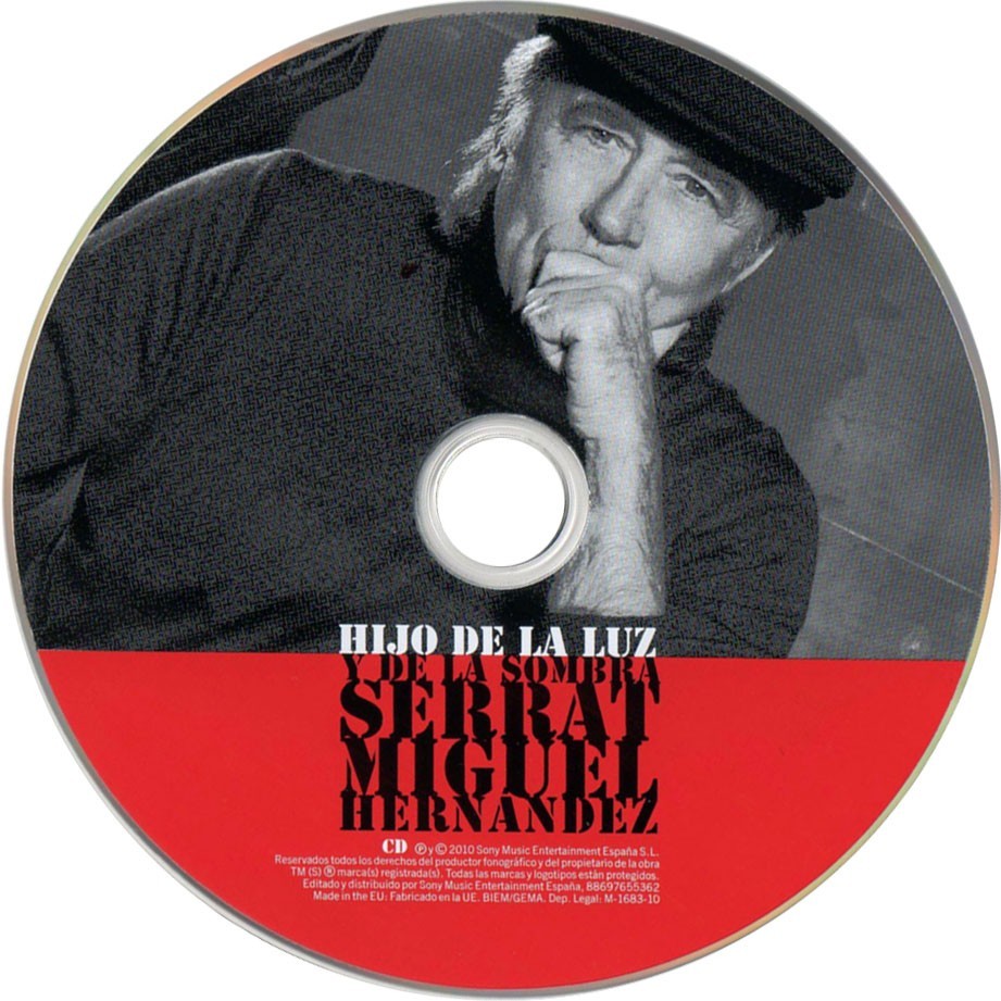 JOAN MANUEL SERRAT - HIJO DE LA LUZ Y DE LA SOMBRA (CD+DVD)