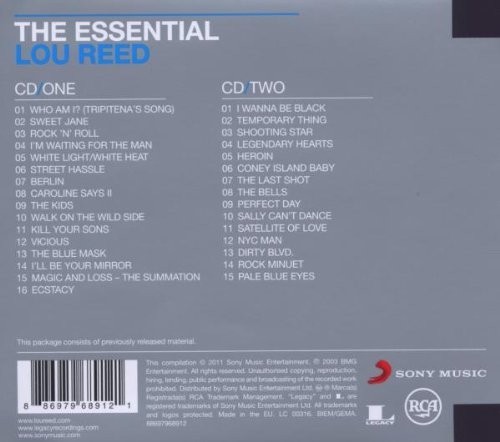 LOU REED - THE ESSENTIAL  (2Cd)