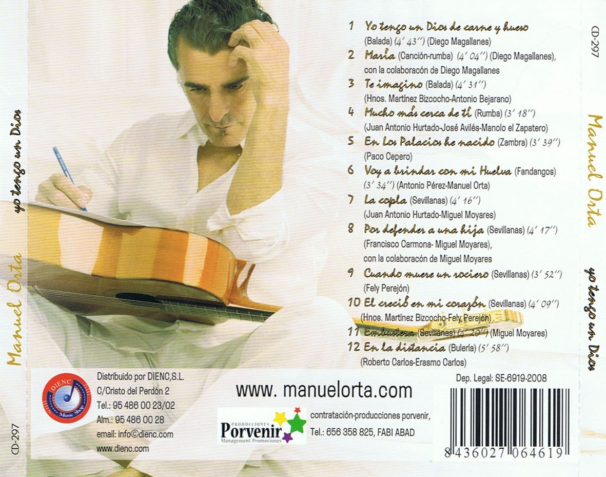 MANUEL ORTA - YO TENGO UN DIOS  (Cd)