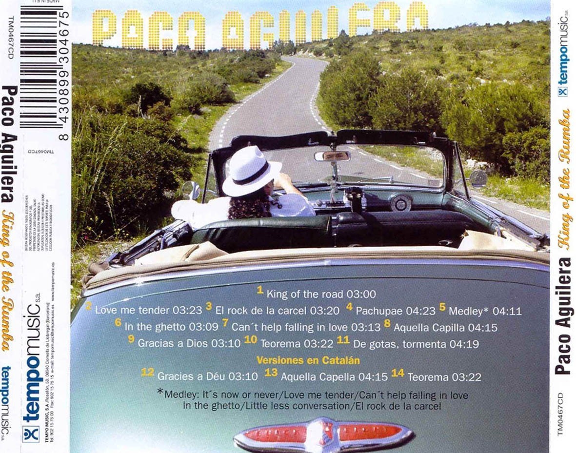 PACO AGUILERA - KING OF THE RUMBA  (Cd)