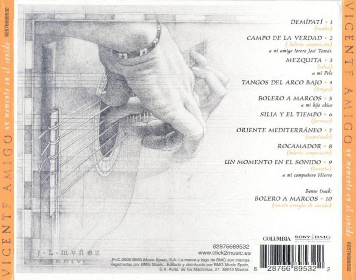 Vicente Amigo - Un Momento en el Sonido digipack (Cd)