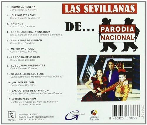 LAS SEVILLANAS DE PARODIA NACIONAL - VARIOS  (Cd)