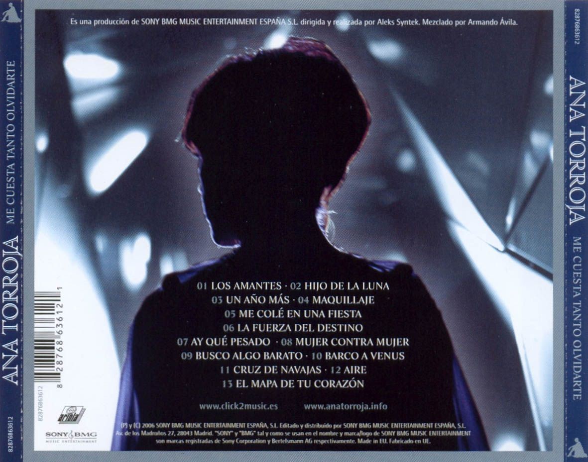 ANA TORROJA - Me cuesta tanto olvidarte  (Cd)