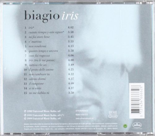 BIAGIO - IRIS  (Cd)