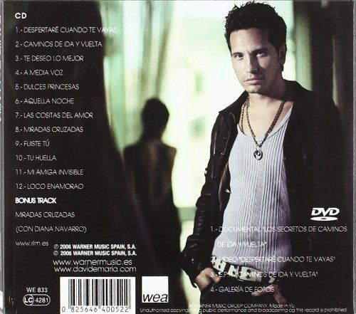 DAVID DEMARIA - CAMINOS DE IDA Y VUELTA  (Cd+Dvd)