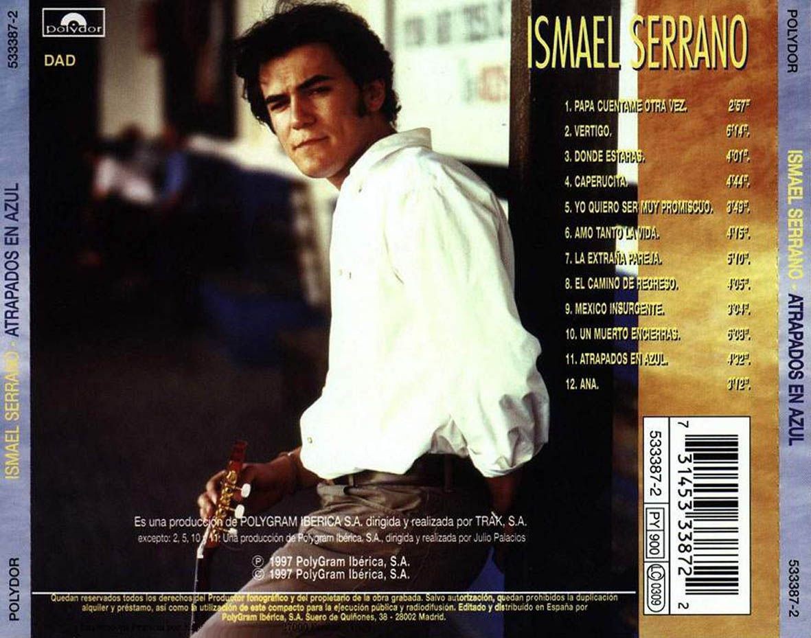 ISMAEL SERRANO - ATRAPADOS EN AZUL  (Cd)