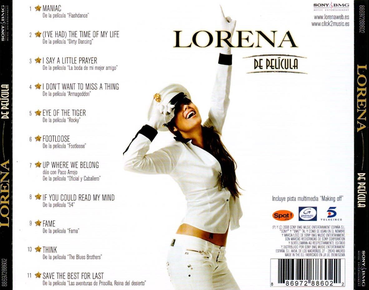 Lorena - De Pelicula  (Cd)