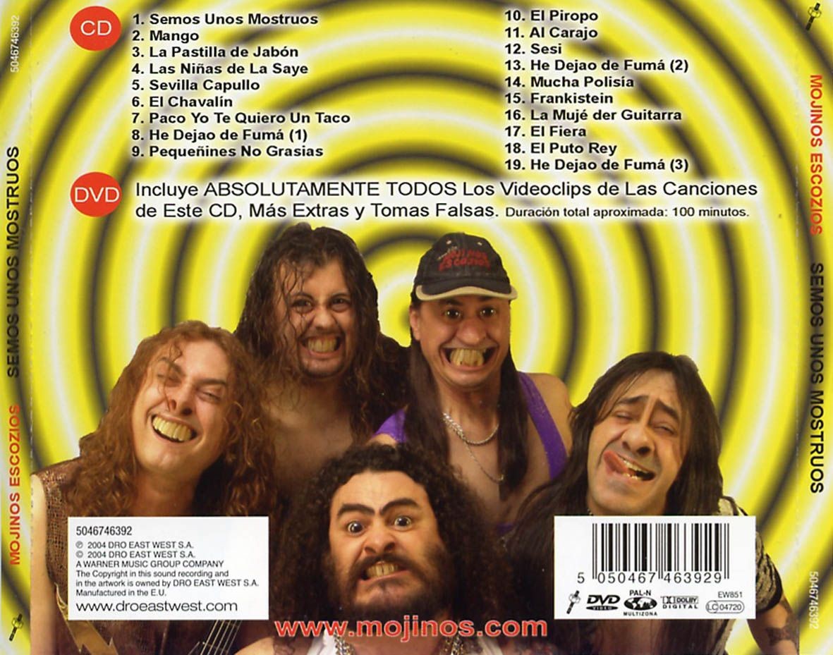 MOJINOS ESCOZIOS - SEMOS UNOS MOSTRUOS  (Cd+dvd)