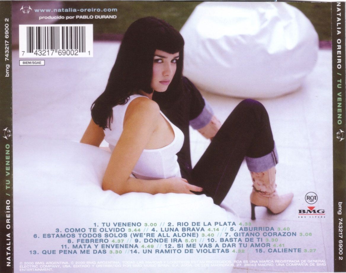 NATALIA OREIRO - TU VENENO  (Cd)