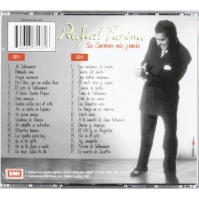 RAFAEL FARINA - VINO AMARGO (Sus Canciones Mas Grandes )  (2Cd)