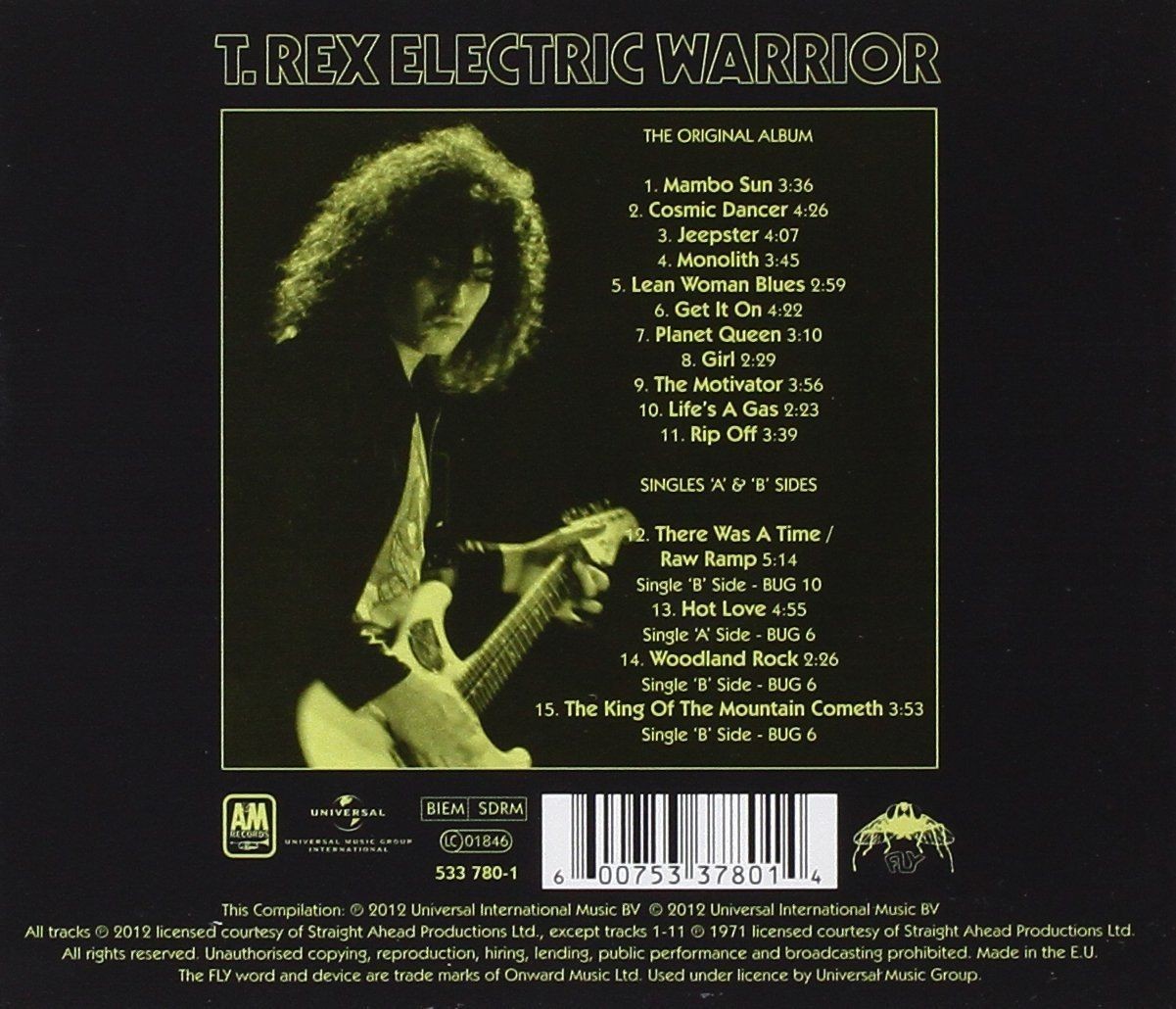 T. REX - ELECTRIC WARRIOR  (35 Th Anniversary)  (Cd)
