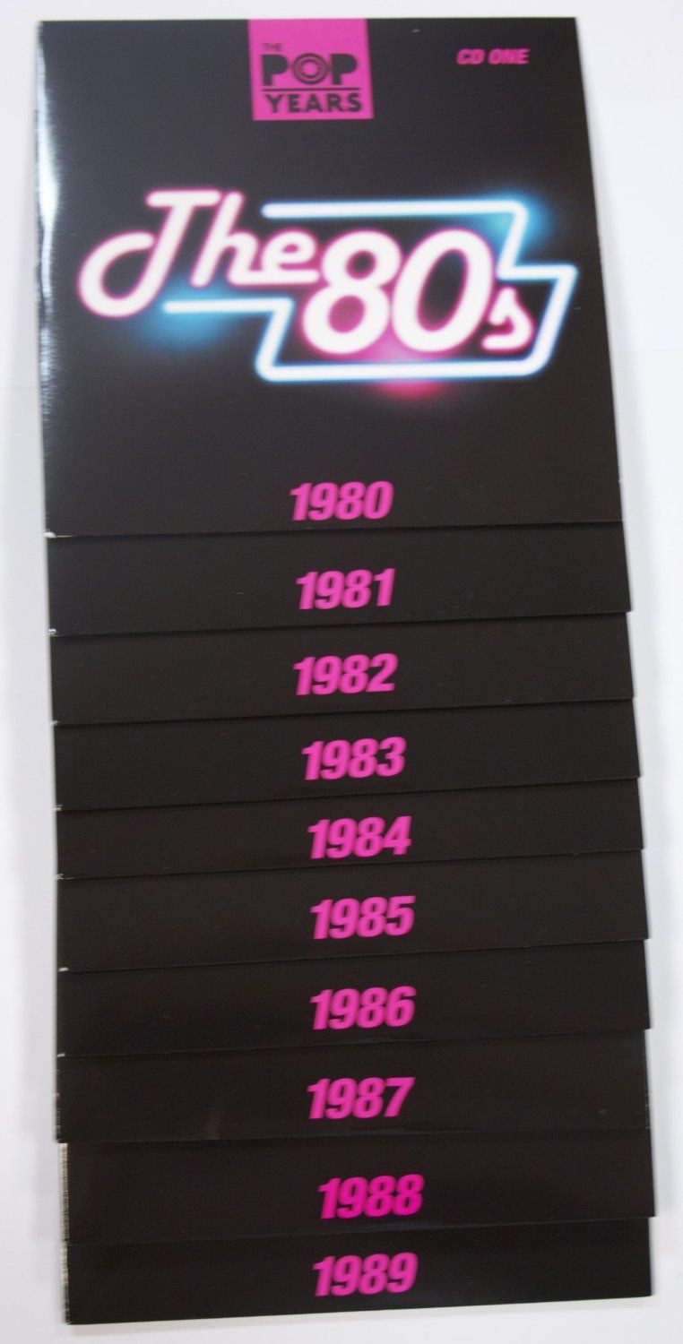 POP YEARS 1980-1989 - VARIOS  (10Cd)