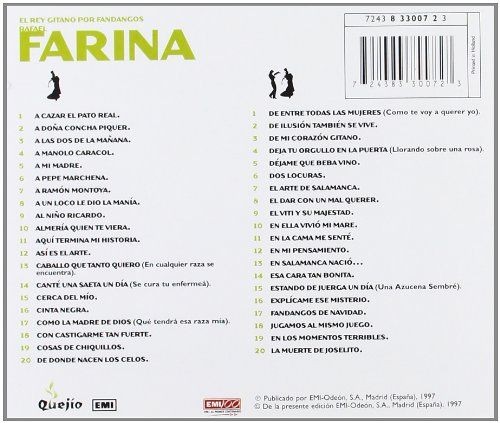 RAFAEL FARINA - EL REY GITANO POR FANDANGOS  (2Cd)