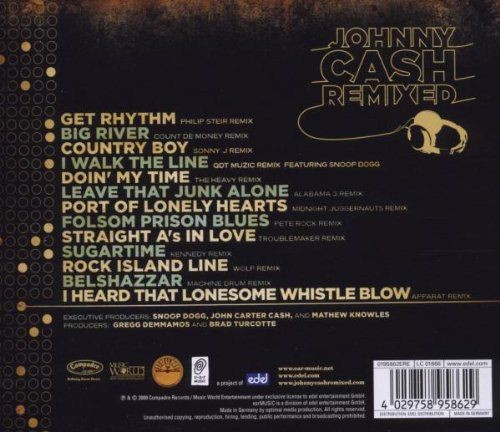 JOHNNY CASH - JOHNNY CASH REMIXED  (Cd)