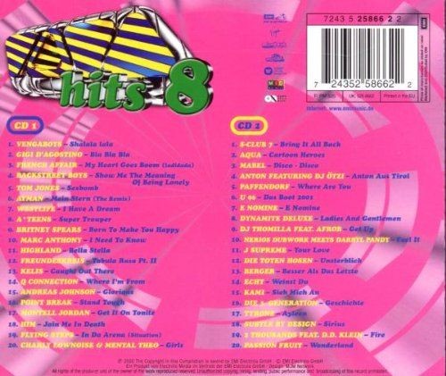 VIVA HITS 8 - VARIOS  (2Cd)