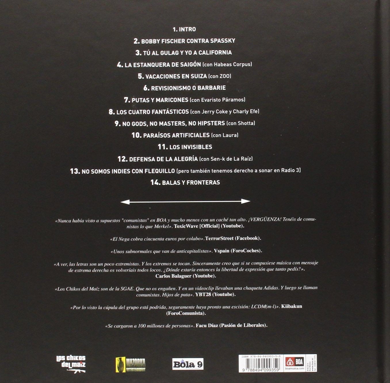 CHIKOS DEL MAIZ,LOS - LA ESTANQUERA DE SAIGON  (LibroCd)