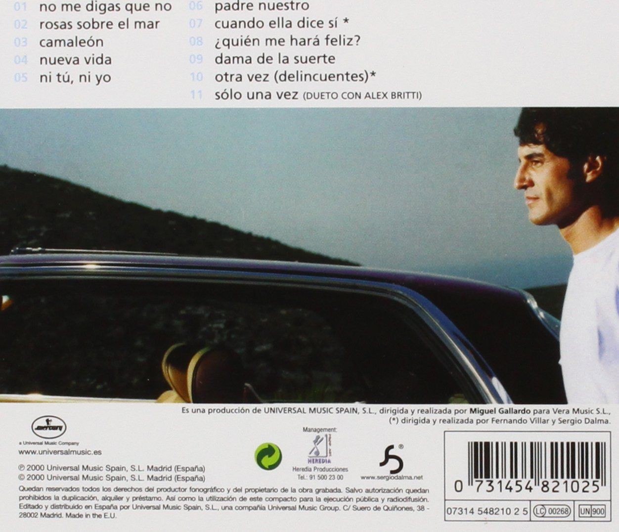 SERGIO DALMA - NUEVA VIDA  (Cd)