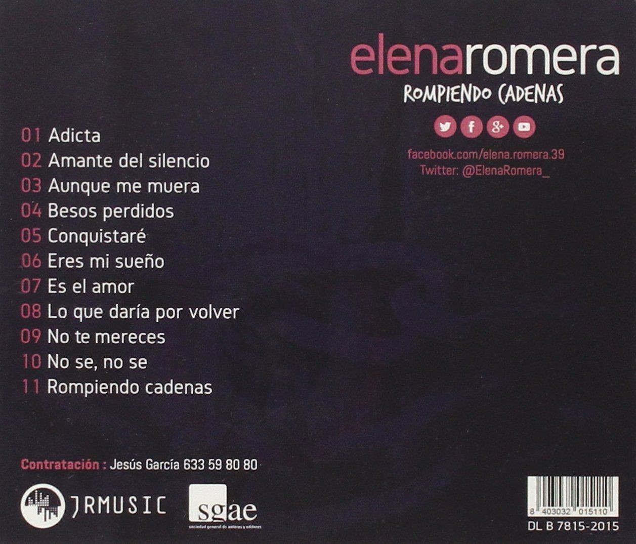 ELENA ROMERA - ROMPIENDO CADENAS (CD)