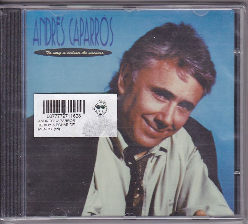ANDRES CAPARROS - TE VOY A ECHAR DE MENOS  (Cd)