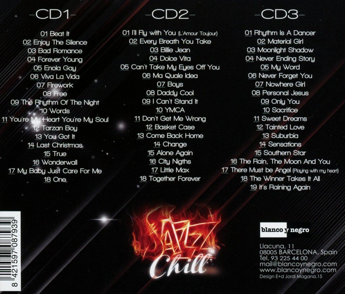 THE BEST OF JAZZ CHILL " Y ENAMORATE DEL JAZZ" - VARIOS  (3Cd)