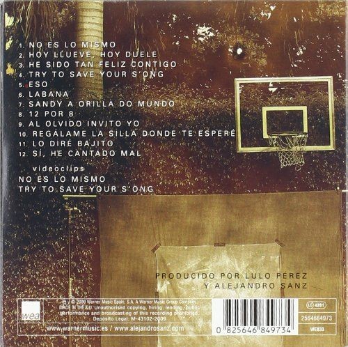 ALEJANDRO SANZ - No es lo mismo (Reedicion) (Digipack)