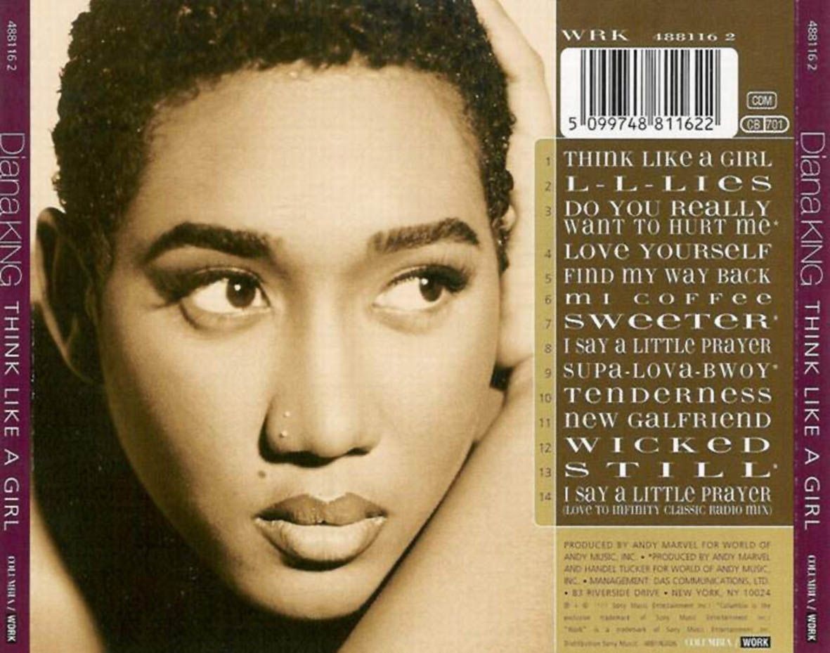 DIANA KING - THINK LIKE A GIRL  (Cd)