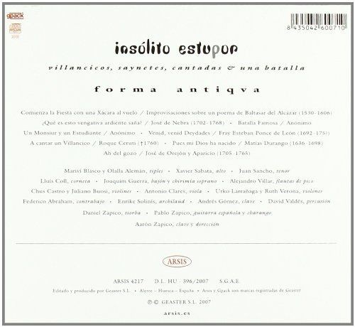 Insolito Estupor - Forma Antiqua  (Cd)