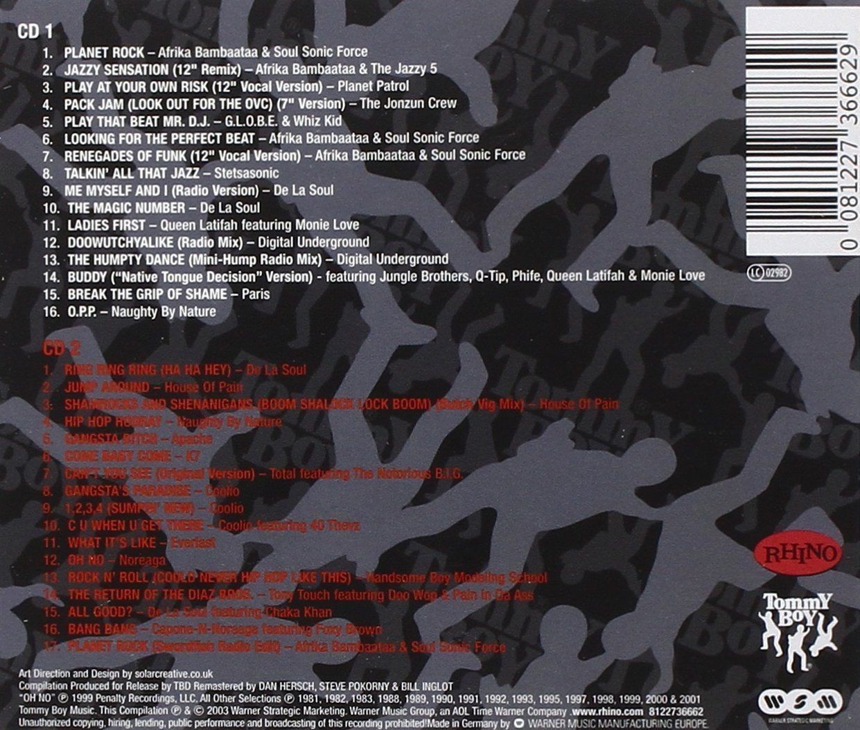 TOMMY BOY GREATEST HITS - VARIOS   (2cd)