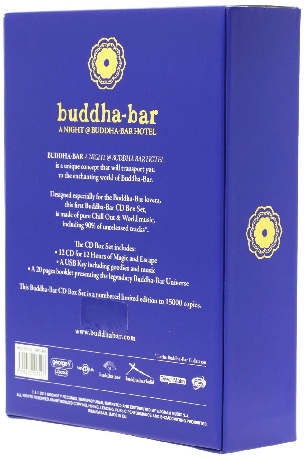 A NIGHT AT BUDDHA BAR HOTEL by RAVIN  (Cofre 12Cd)