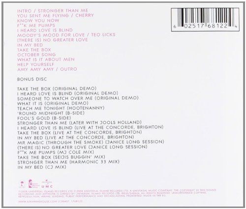 AMY WINEHOUSE - FRANK  (DELUXE)  (2Cd)