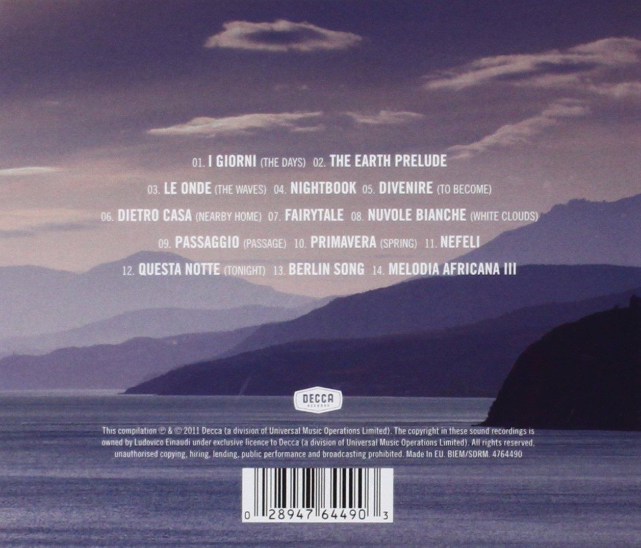 LUDOVICO EINAUDI - ISLANDS-ESSENTIAL  (Cd)