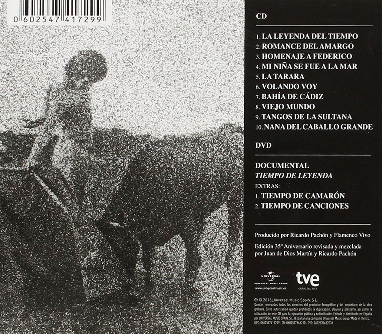 CAMARON - LEYENDA DEL TIEMPO 35 ANIV -JEWEL-  (Cd+Dvd)