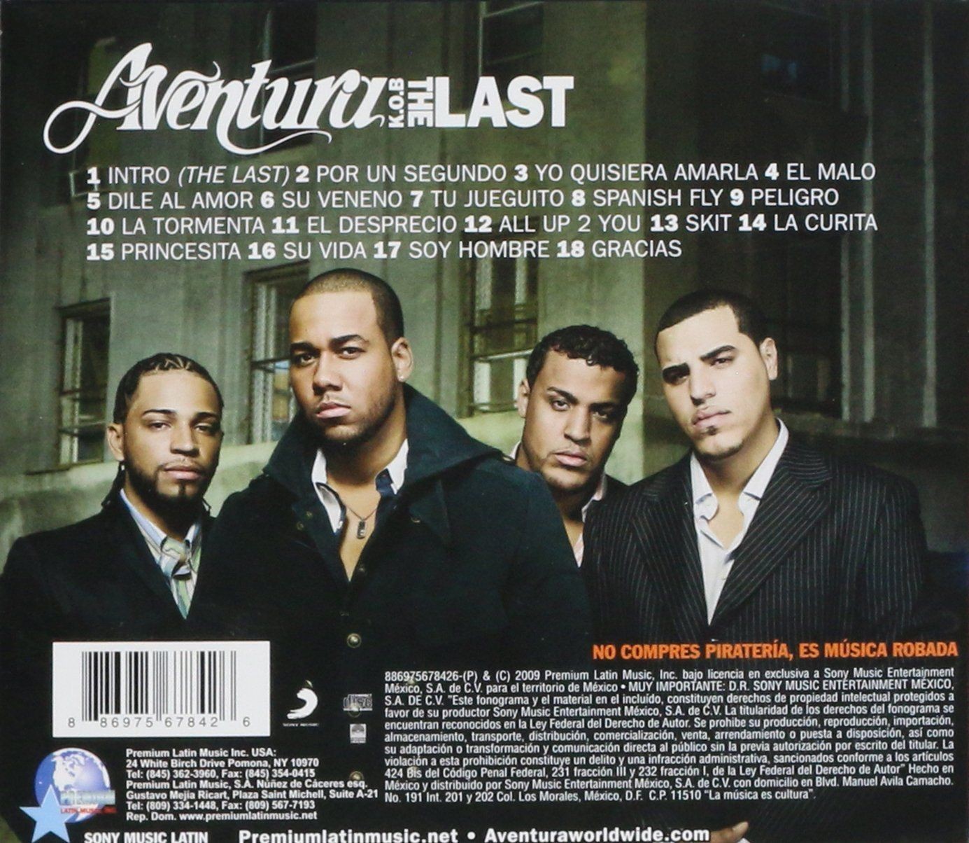 AVENTURA - THE LAST  (Cd)