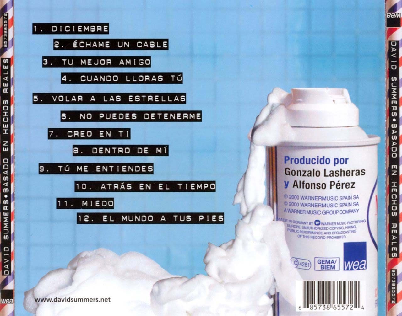 DAVID SUMMERS - BASADO EN HECHOS REALES  (Cd)