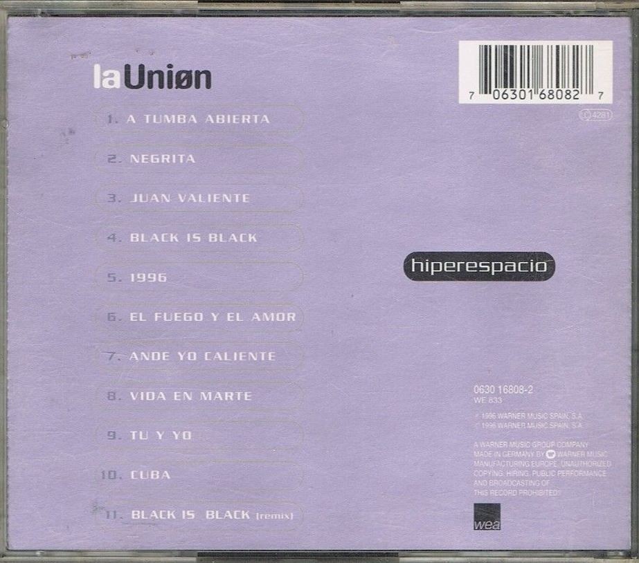 LA UNION - HIPERSPACIO  (Cd)