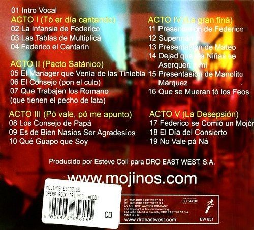 MOJINOS ESCOZIOS - OPERA ROCK TRIUNFO  (Cd)