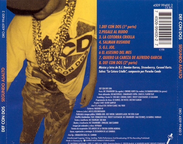 DEF CON DOS - SEGUNDO ASALTO  (Cd)