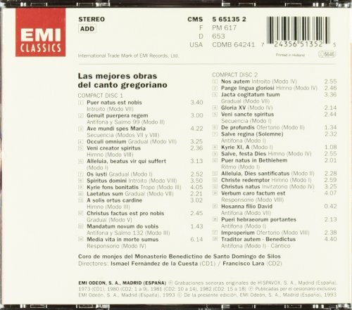 CORO MONJES DE SILOS - Las Mejores Obras del CANTOS GREGORIANO  (2cd)