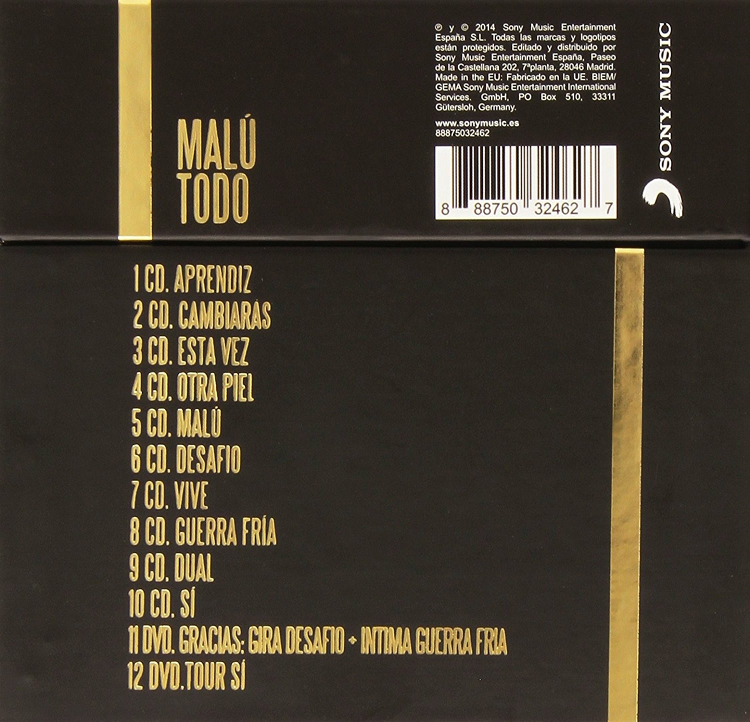MALU - TODO (BOX 10 Cd+2 Dvd)