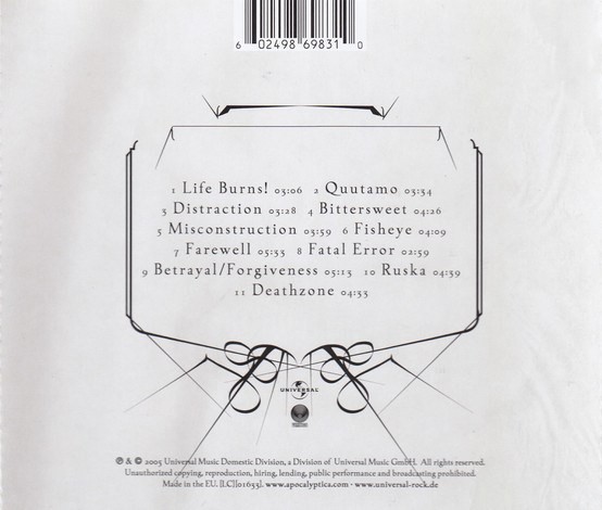 APOCALYPTICA - APOCALYPTICA  (Cd)