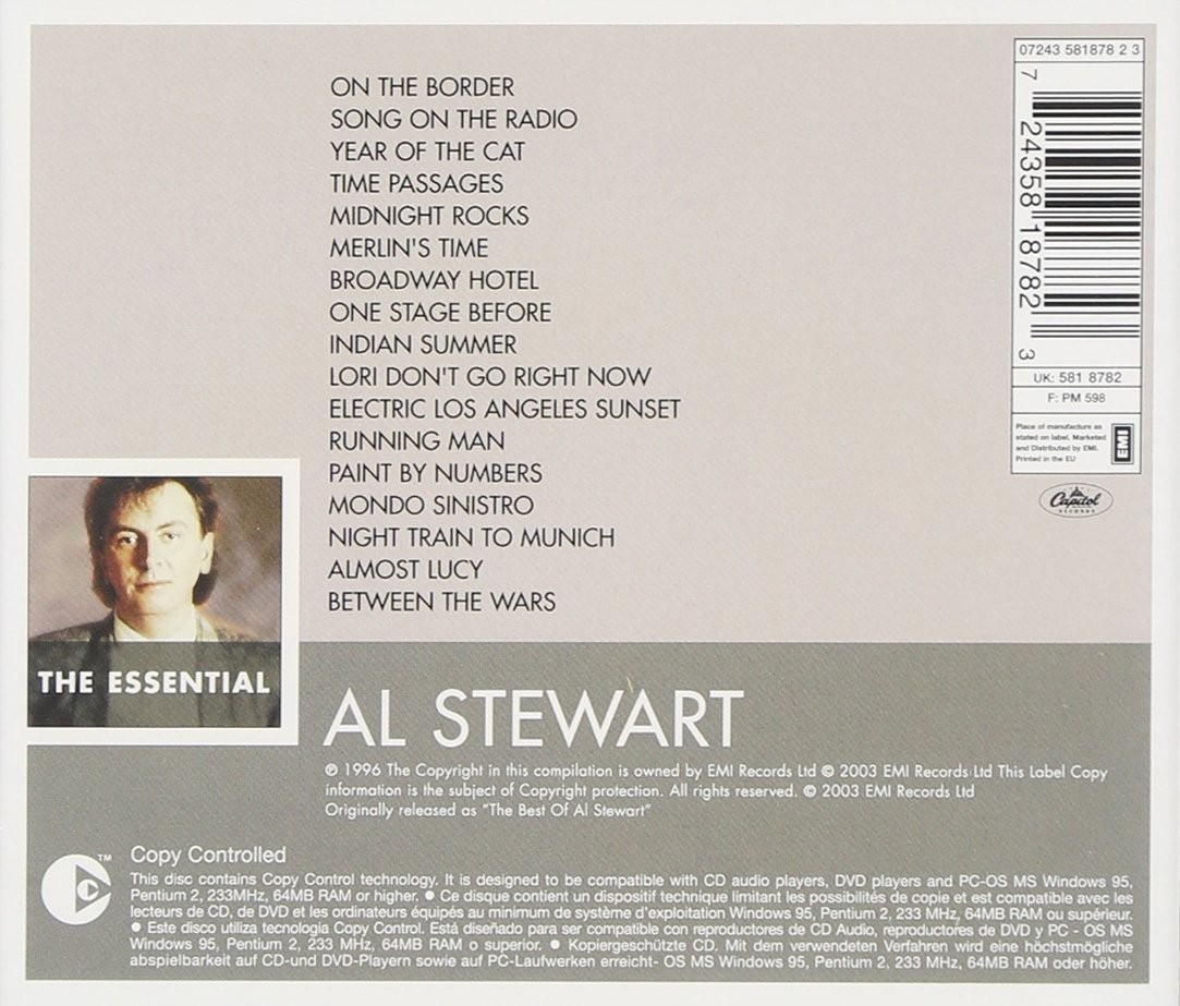 AL STEWART - ESSENTIAL  (Cd)