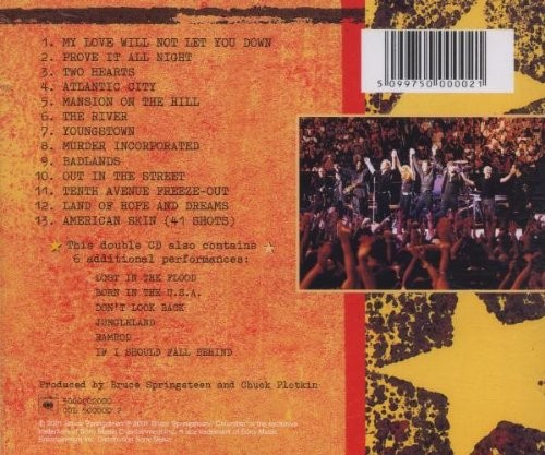 BRUCE SPRINGSTEEN - LIVE IN N.Y. CITY  (2Cd)